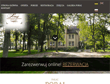 Tablet Screenshot of palacporaj.pl